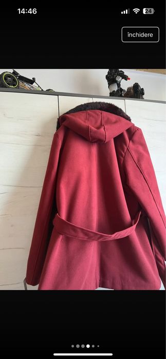 palton nou cu eticheta