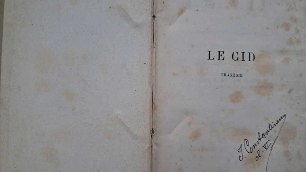 Petit de Julleville - Le cid (1887), Corneille