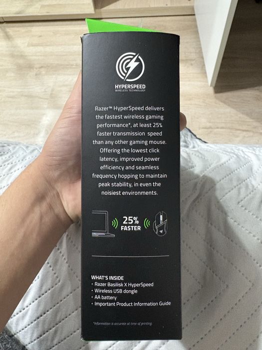 Мышь беспроводная Razer BASILISK X HYPERSPEED