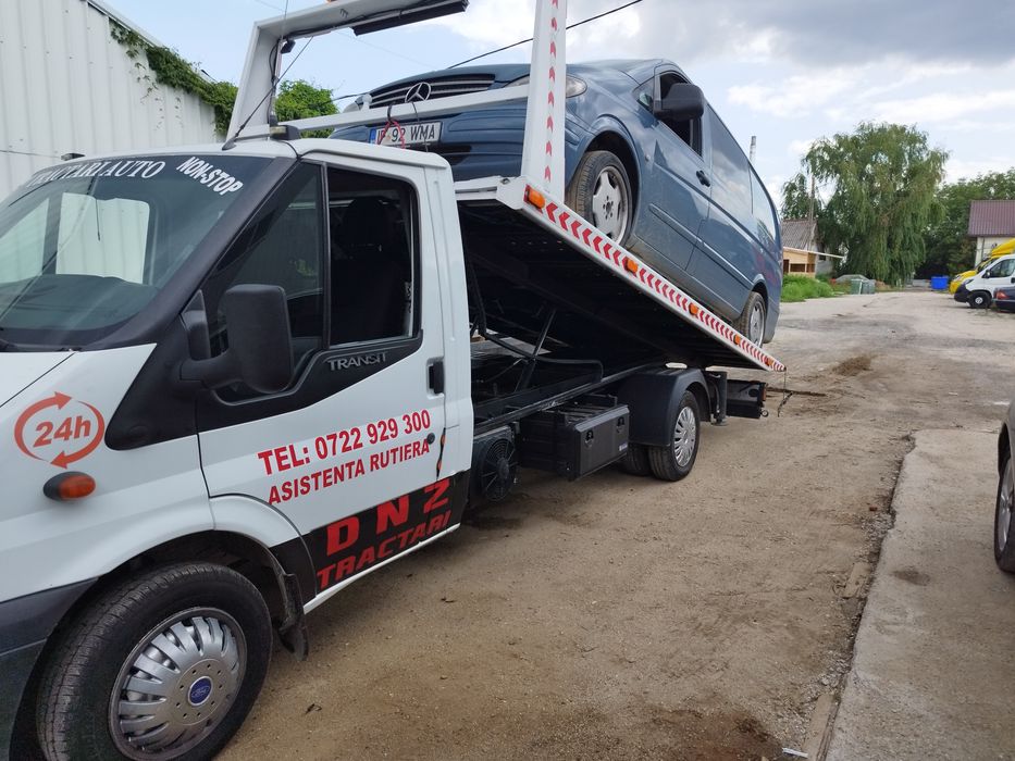 Platforma tractari, asistență rutieră București și Ilfov, autostrada