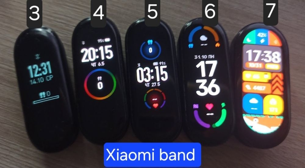 Xiaomi samsung huawei Fitness brasletlar bor