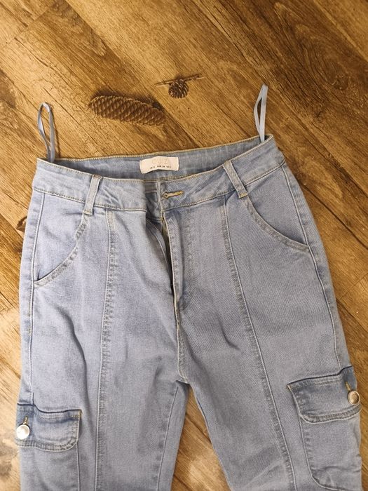 Blugi cargo jogger Quiz mărime xs denim elastic