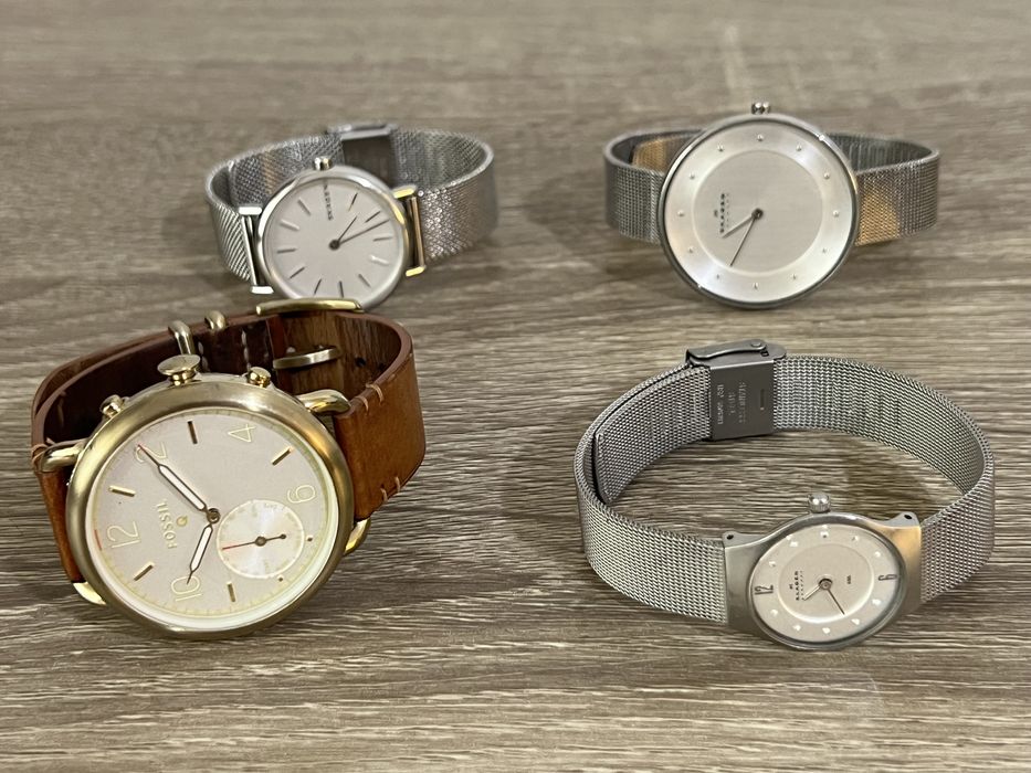 Amanet Royal CB: Ceas dama/barbatesc Fossil Skagen