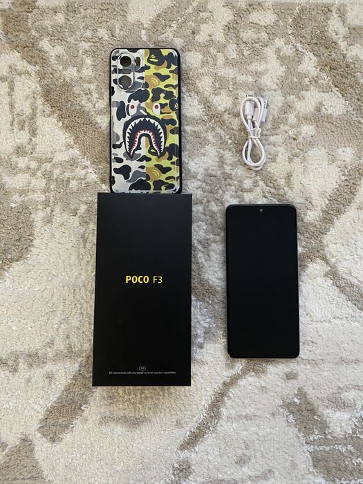 Игровой смартфон POCO F3 на 256 гб в отличном состоянии на