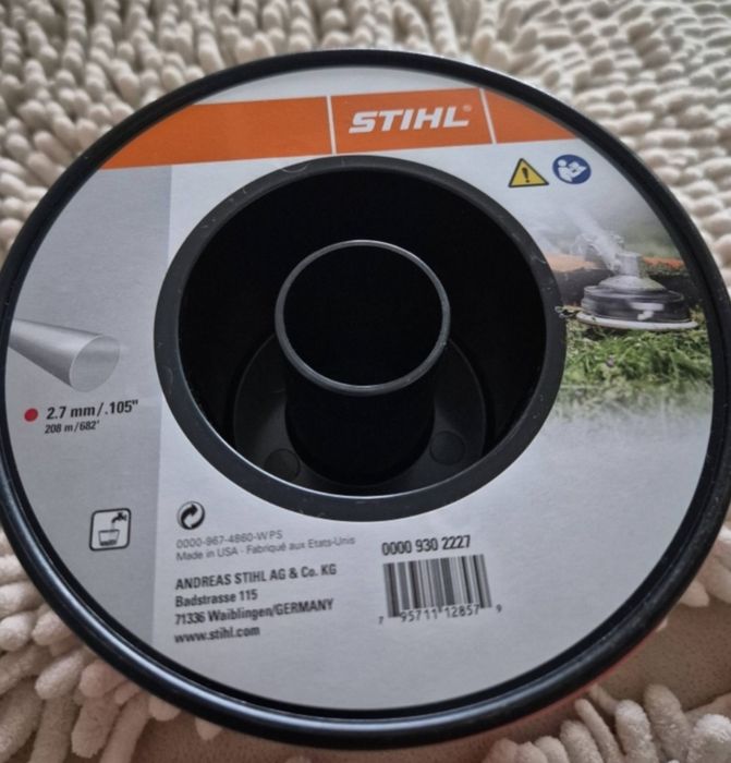 Леска Stihl. Толщина 2.7 мм. Для покоса травы.