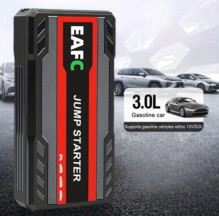 Jump Starter Auto Pro + Gentuță Protecție / Robot pornire auto moto