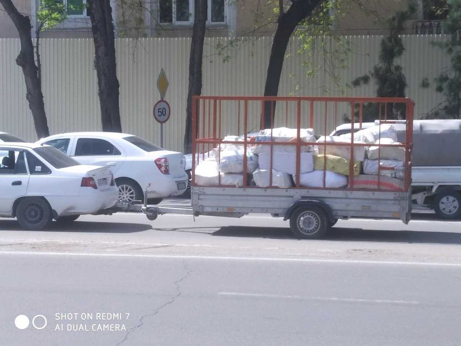 Арава.Кора мол ташиш учун Тиркамалар - Прицепы для перевозки КРС.