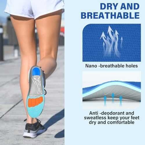 Нови Комфортни стелки с омекотяване за работа и продължително ходене с опора на свода