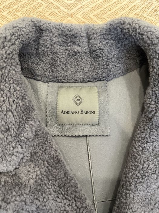 Серая Дубленка Овчина