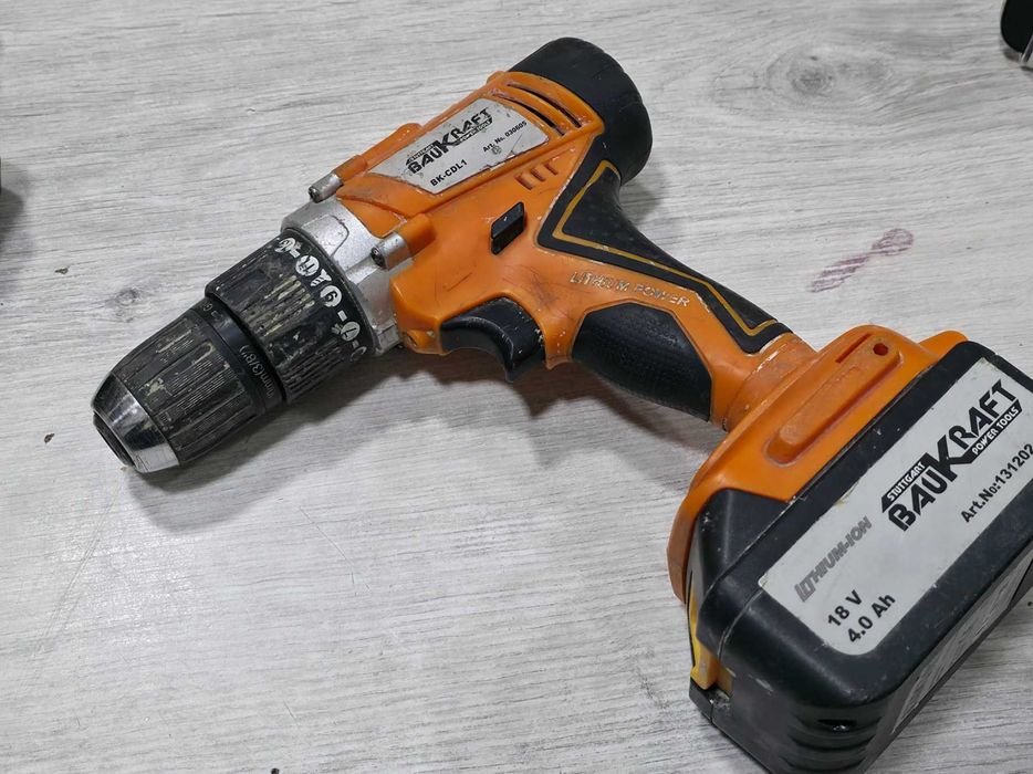 Акумулаторен винтоверт Baukraft BK-CDL1 + батерия и зарядно