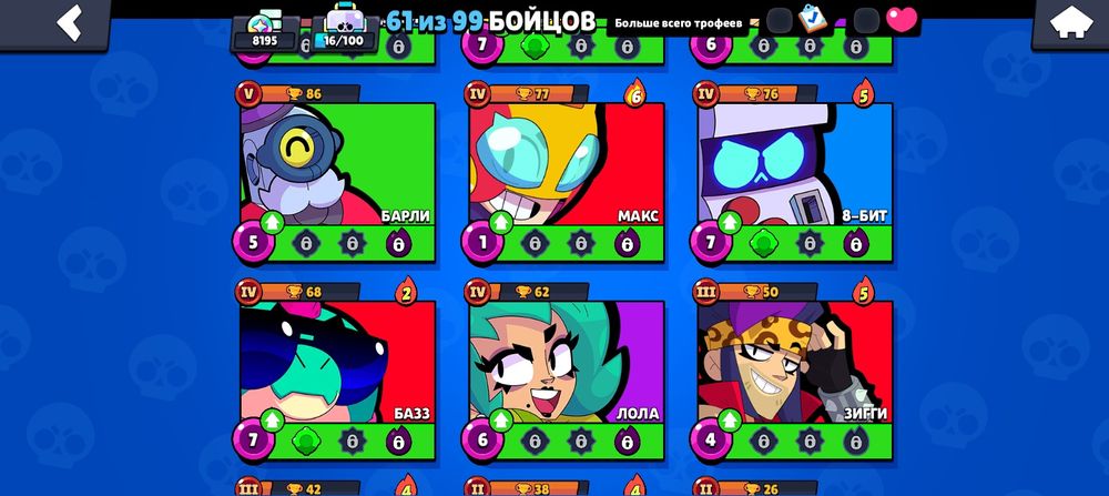 Продам аккаунт бравл старс