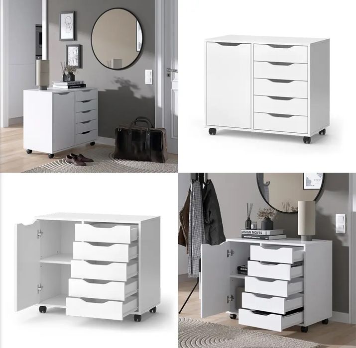 Скрин/шкаф с 5 чекмеджета Vicco 6985