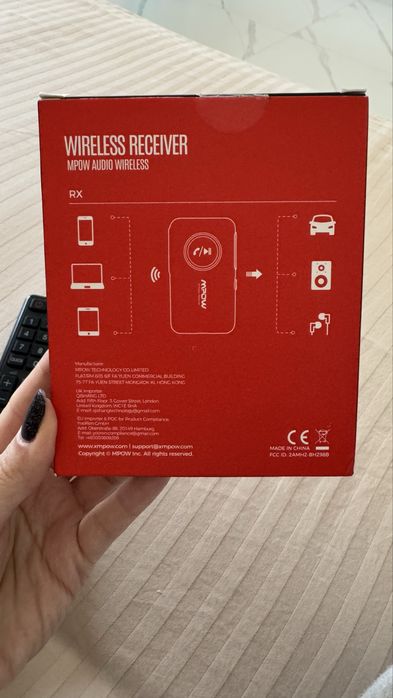 Pentru masina sau alte disp. Wireless Audio Bluetooth Receiver NOU