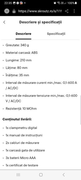 Clampetru AC/DC- 660 A