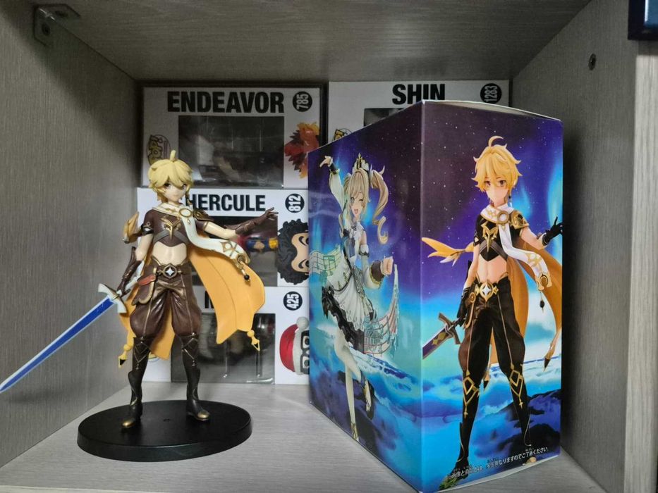 Figurina Genshin Impact Anime - Traveler Aether, Cutie