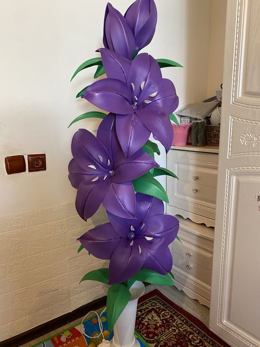 Цветы из изолона