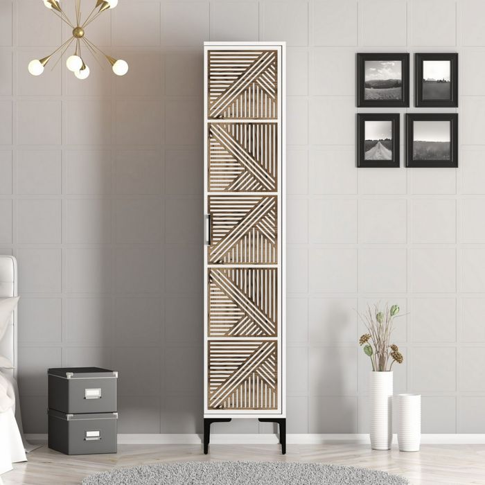 Dulap alb 202 cm Kumsal P The Home Collection