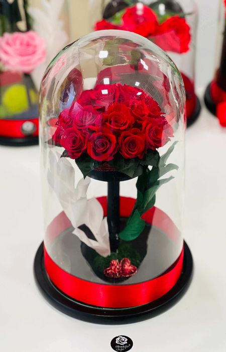 Trandafiri criogenati rosii