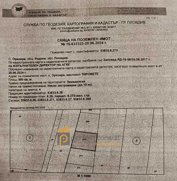 ПУП в регулация на с. Оризари