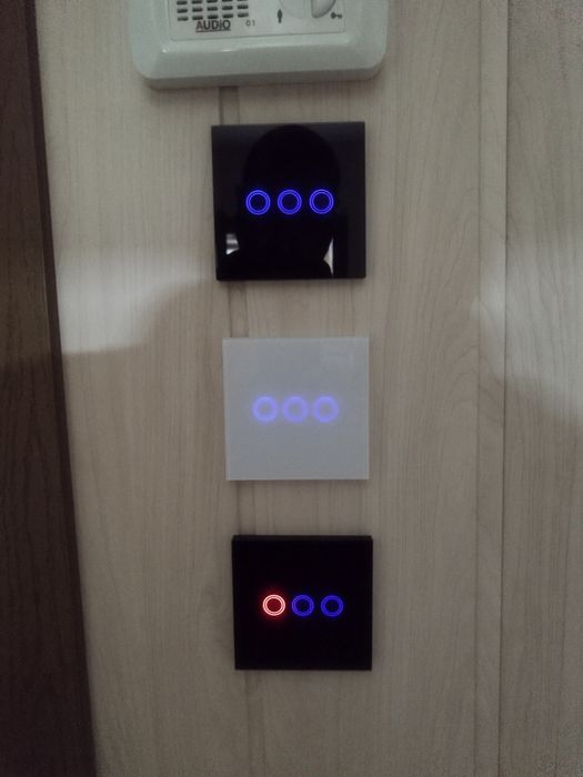 Сензорен ключ за осветление (стъкло), wi-fi, девиатори, димери, бойлер