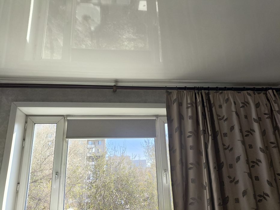 Гардина двухрядная, деревянная, 4м.