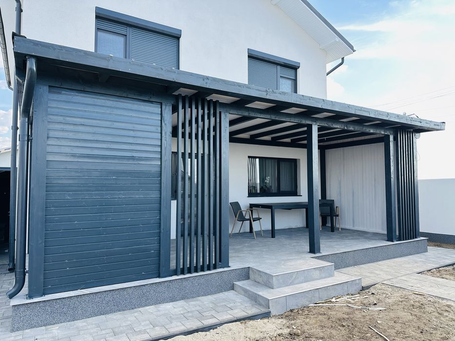 Terasa moderna din lemn