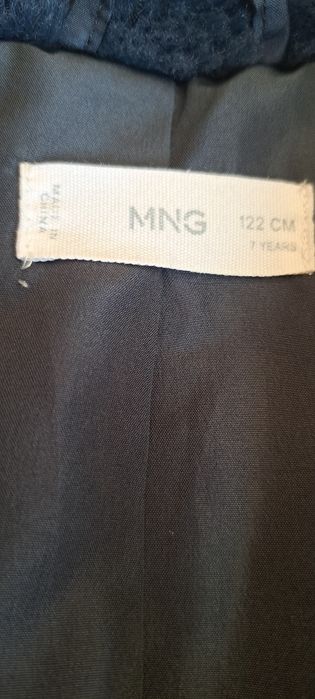 Детско пухкаво палто Mango, 122 см/7 години