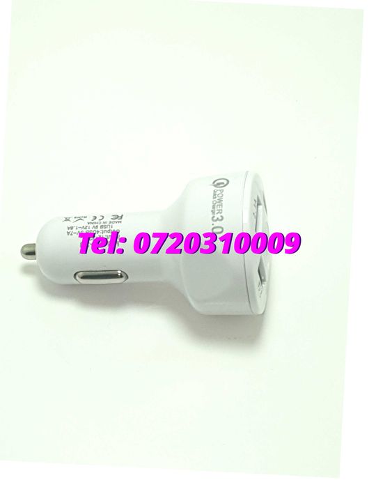 Superfastcharge Incarcator Auto Cu Patru Porturi Usb Partycharge
