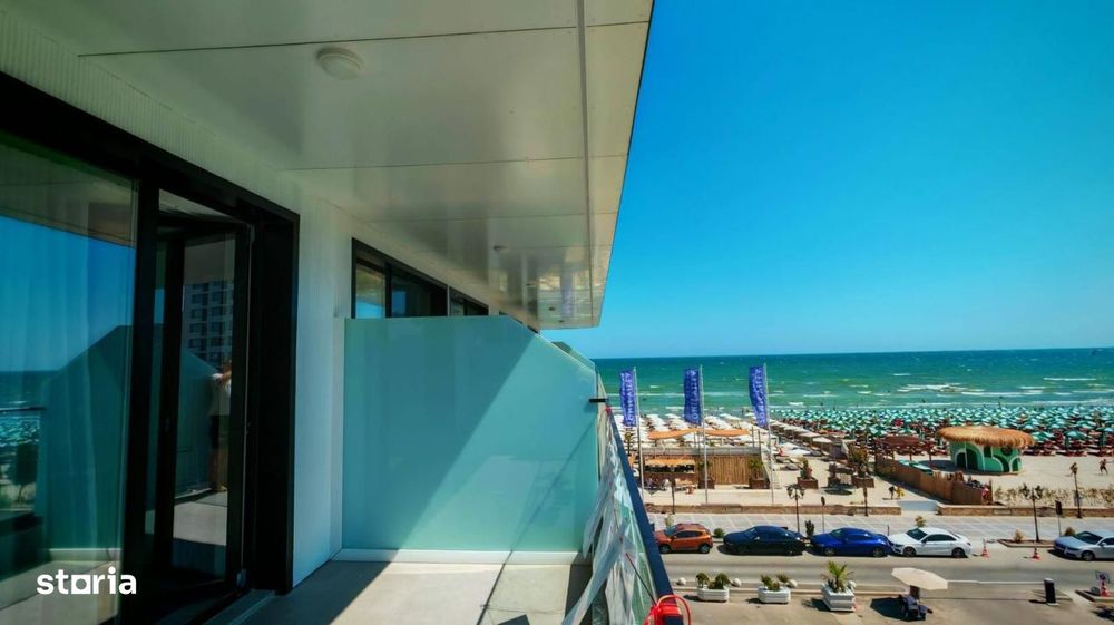 Studio spatios cu balcon mare si vedere laterala la mare in Tomis Vila