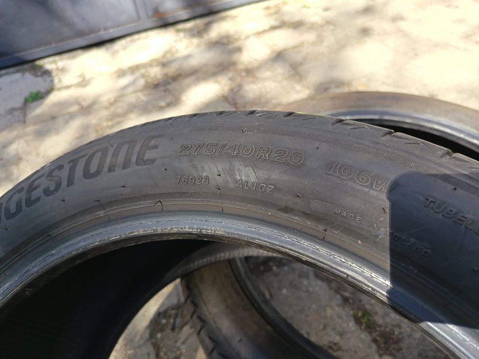 Anvelope vara 275 40 20 Bridgestone runflat 2019 5.7mm