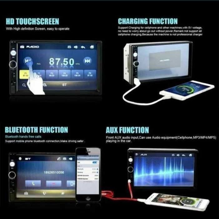 Mp 5 player 7 inch, fără rama adaptoare
