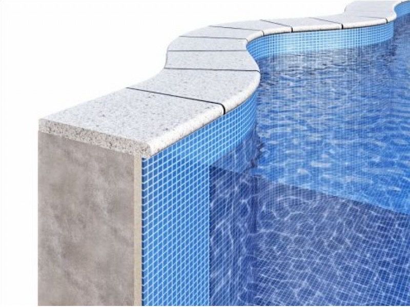 На бассейн гранитные Накрывки (борт бассейна) облицовка бассейна