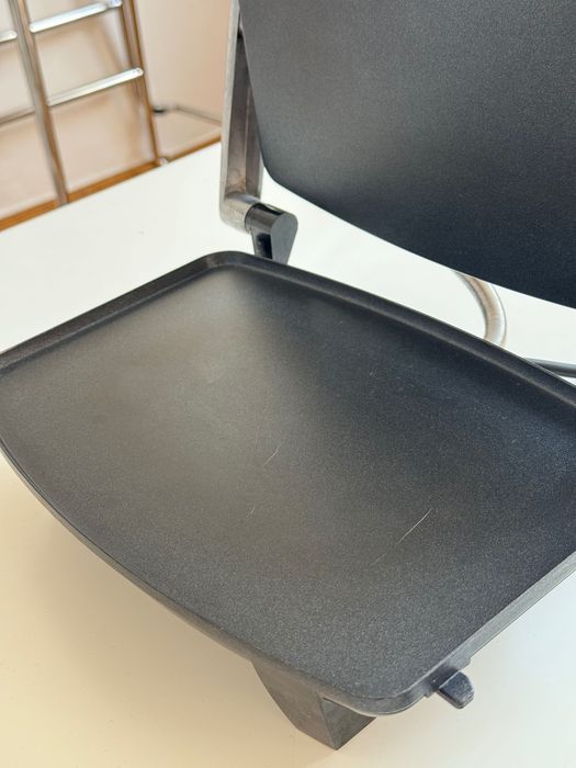 Sandwich-maker Breville Panini VST025X-01, 1000 W, Placi antiaderente, Negru/Inox