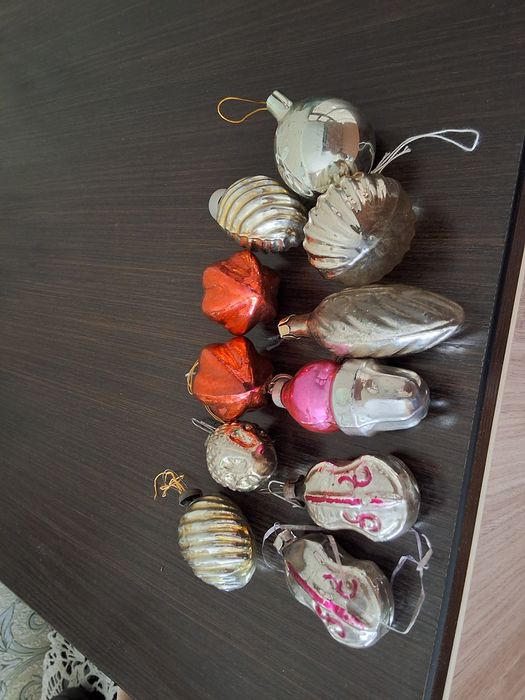 Ёлочные игрушки советские 60хг.