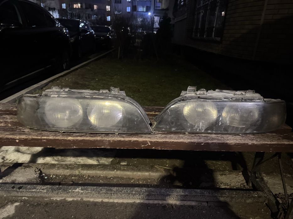 Фары фара на бмв до рест