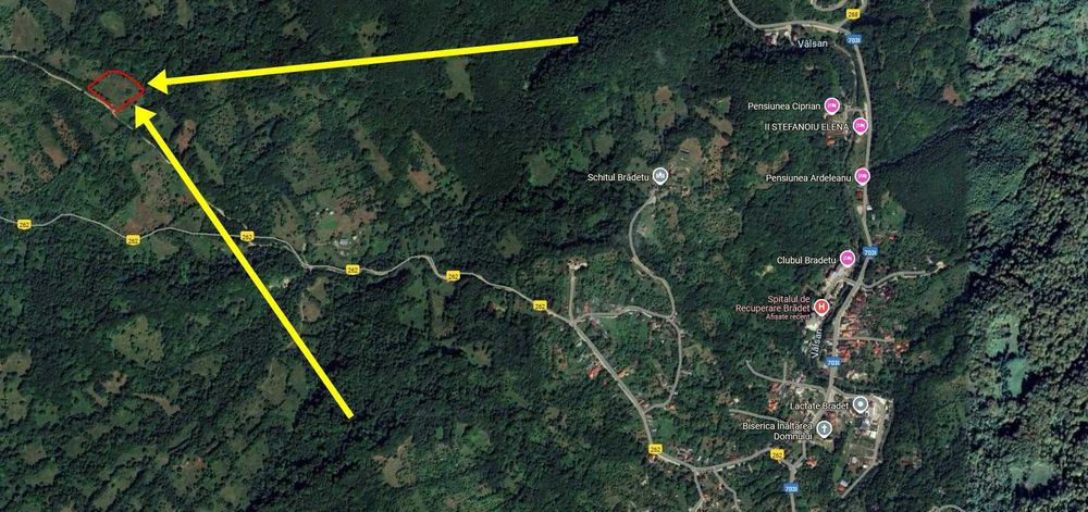 Teren de vânzare în comuna Brăduleț, sat Bradetu ( 7093 mp ) Jud Arges