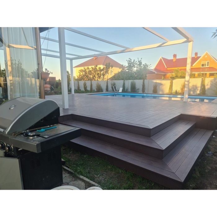 Террасная доска, композит, ДПК, дэкинг, декинг,