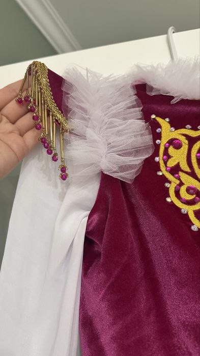 Казахское национальное платье для девочки