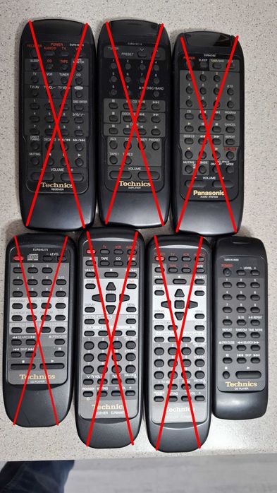 Telecomandă Technics, Panasonic, Sony, Pioneer.