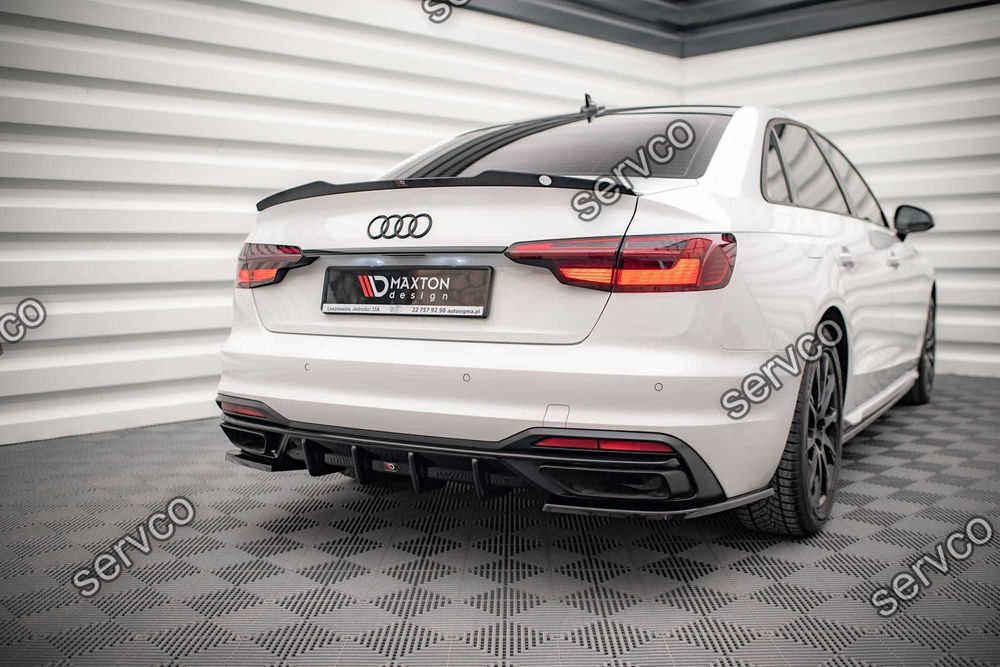 Difuzor bara spate Audi A4 B9 Facelift 2019- v12 - Maxton Design