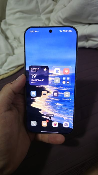 Xiaomi 17 pro max 528gb 16gb ram. Cu superfast charger si husa originala