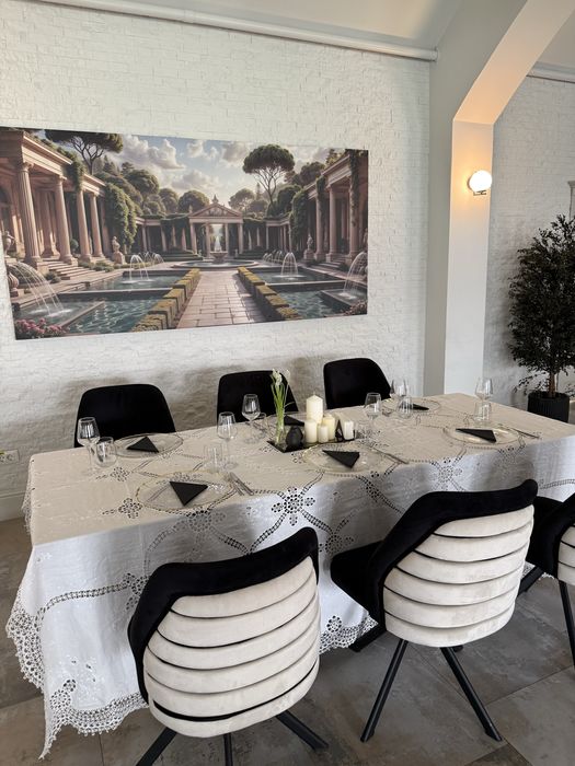 Fata de masa crosetata manual