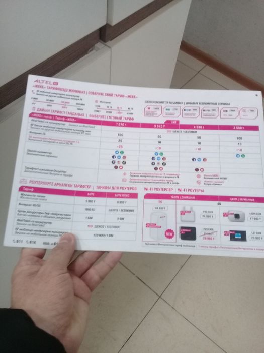 Телефон номерлер бойынша жауап