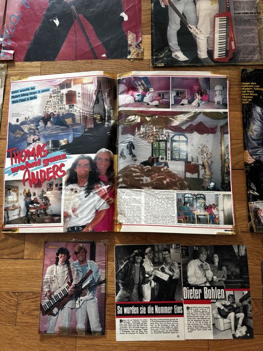 Colectie rara postere originale Modern Talking