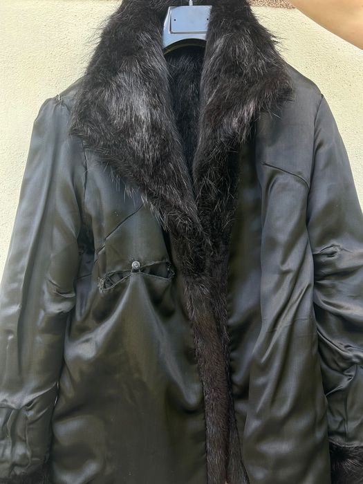 Haină de blană naturală de nutrie
