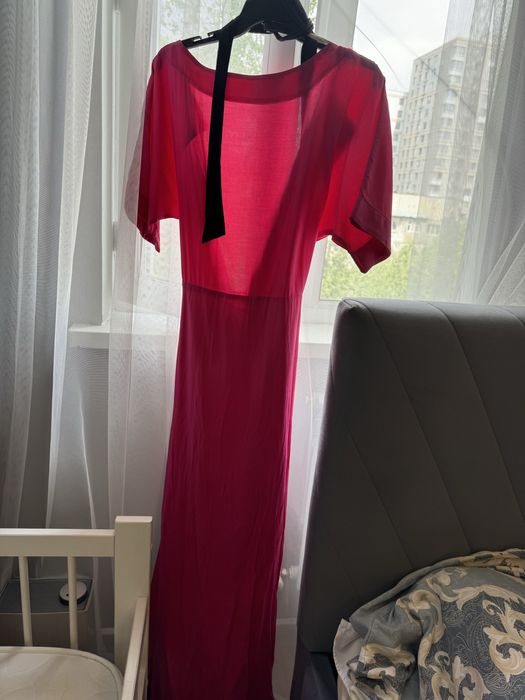 Платье вечернее длинное с открытой спиной