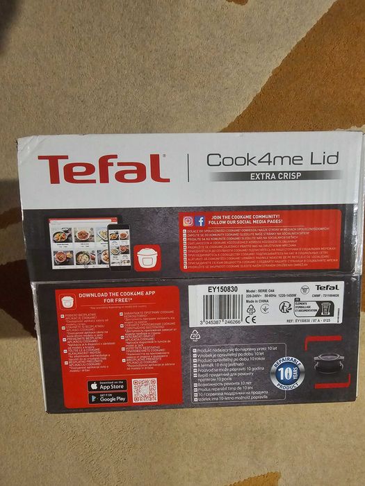 Tefal cook4me extra crisp lid NOU