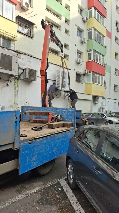 Transport Marfă cu Macara NON STOP București Ilfov | Camion 7.5T
