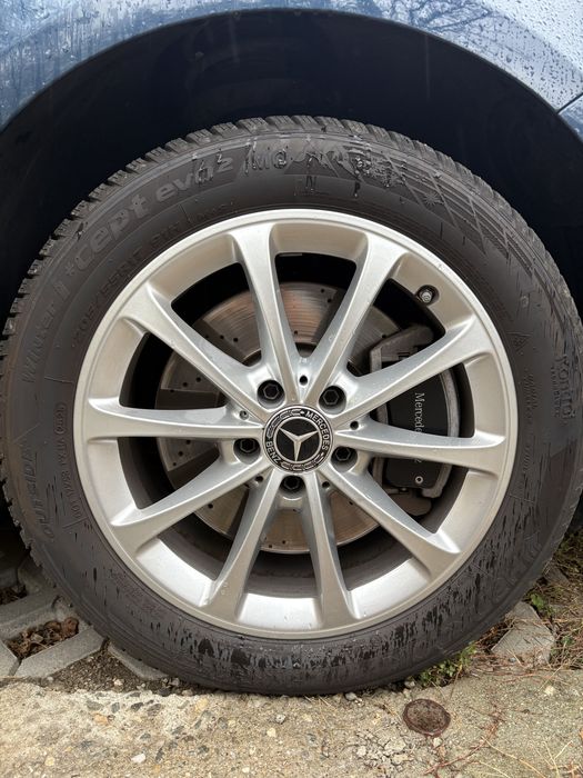Jante originale Mercedes cu cauciucuri noi iarna