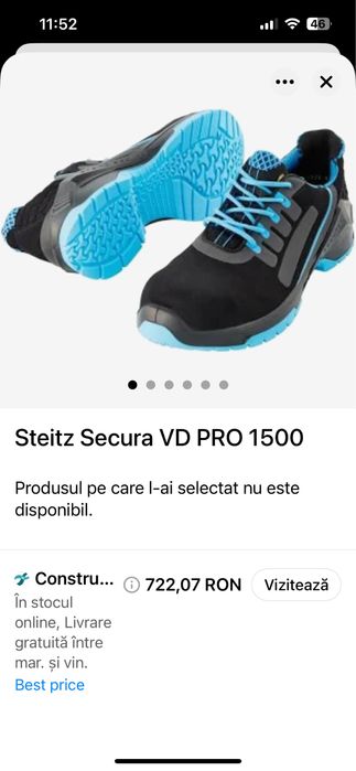 Pantofi Steitz Secura VD PRO 1500 , 41
